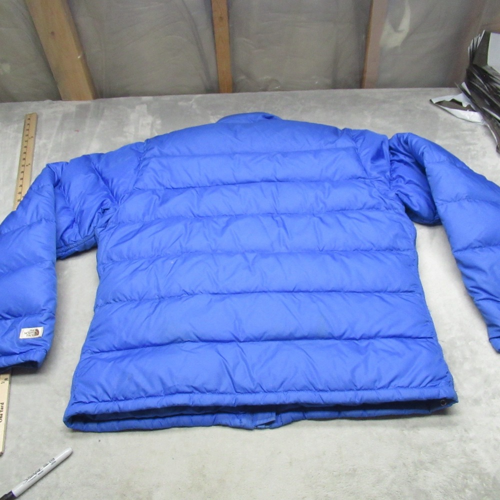 North Face Down Jacket Men Large Blue Puffer Wind… - image 10